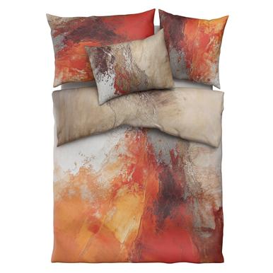 Feinsatin Bettwäsche Lavea orange | 65x65cm | Artikelnummer: 50.389.12  