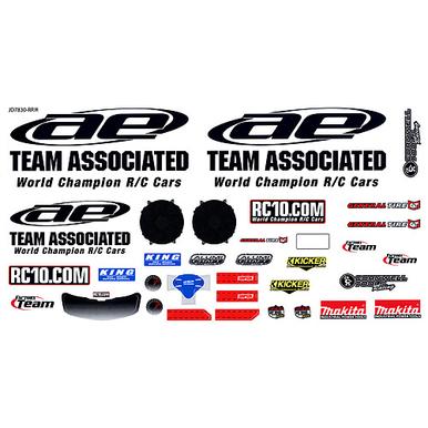 Team Associated 91219 SC10B Team AE Body Decal Sheet |  | Artikelnummer: AE91219