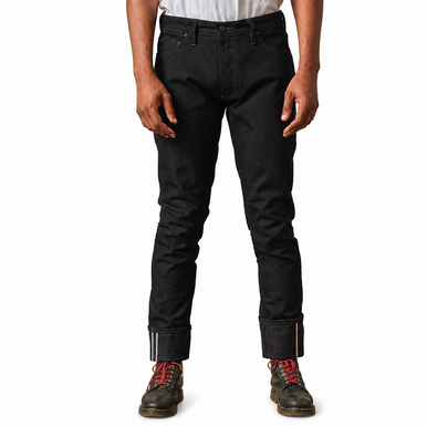 Gustave | Slim Tapered Black Selvedge Jeans | 13.5 Oz. | Raw Denim | No longer in production! | Artikelnummer: 6070-3307-6531