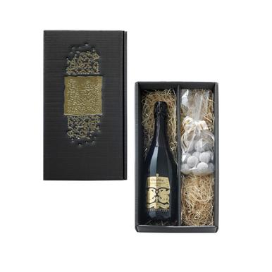 Champagner Trüffel und Riesling-Sekt | exklusives Geschenk | Artikelnummer: HE101