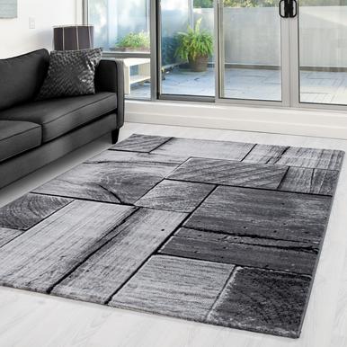 Parma Teppich 120 x 170 cm grau |  | Artikelnummer: PARMA1201709260BLACK