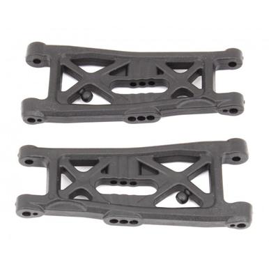 Team Associated RC10B6.3 FT Front Suspension Arms, gull wing, carbon fiber |  | Artikelnummer: AE91872