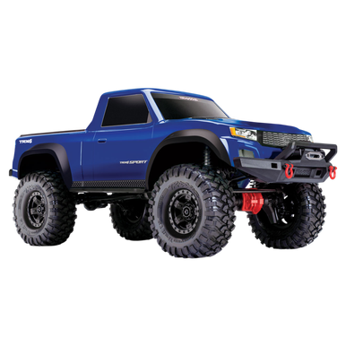 TRAXXAS TRX-4 Sport 4x4 blau 1/10 Scale-Crawler RTR Brushed, Clipless, ohne Akku und Ladegerät  |  | Artikelnummer: TRX82224-4-BLUE