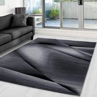 Miami Teppich 160 x 230 cm schwarz grau |  | Artikelnummer: MIAMI1602306590BLACK