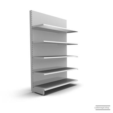 Ihr individuelles Wandregal | H 210 cm | B 125 cm | T 47 cm | 4 FB T 47 cm | RAL 7035 | Artikelnummer: AF-125-210-47-4-47-L