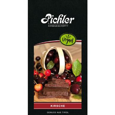 Kirsch vegan | 15 g-Tafel | Artikelnummer: kirschvegan15