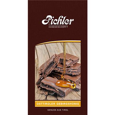 Osttiroler Gebirgshonig | 100 g-Tafel | Artikelnummer: almrosenhonig100