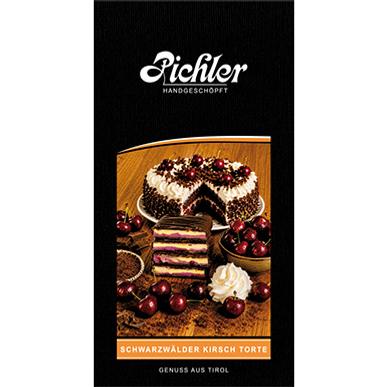 Schwarzwälder Kirsch Torte | 100 g-Tafel | Artikelnummer: schwarzwaelder-kirsch100 