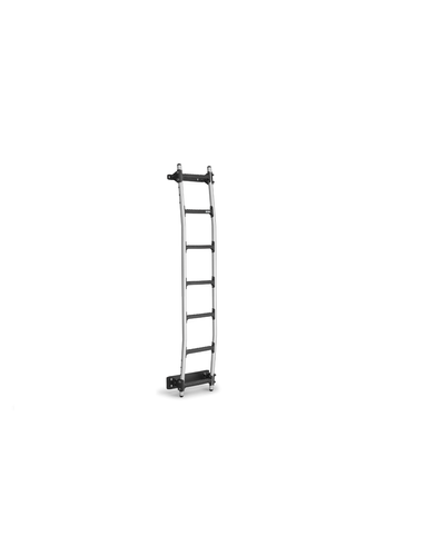 Rhinoproducts Aluminium Heckleiter MB Sprinter 2018- H1 7-stufig | AL7 - Aluminium Heckleiter mit 7 Sprossen und Montageset MB Sprinter Höhe H1 | Artikelnummer: WoN-RH-Lad-AL7-LK28