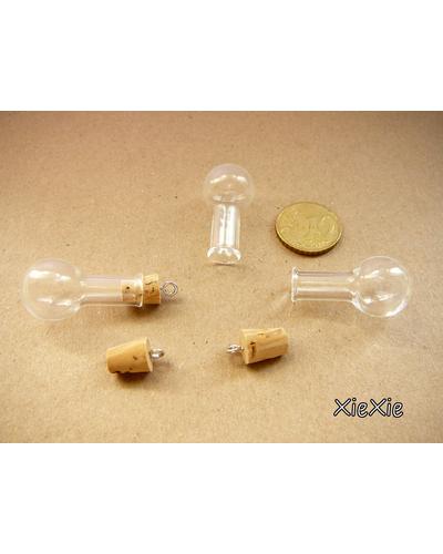 3 Stk. Violen Kugel mit Korken 32 x 15mm |  | Artikelnummer: 6029