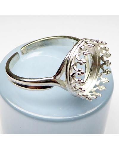 2Stk. 925 Silber Ring Rohling 12mm Fassung  |  | Artikelnummer: 8480SH