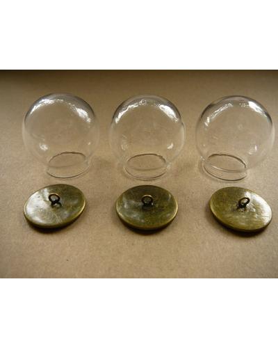 12 Sets 30mm Glasball Anhänger zum selberfüllen |  | Artikelnummer: 49246022