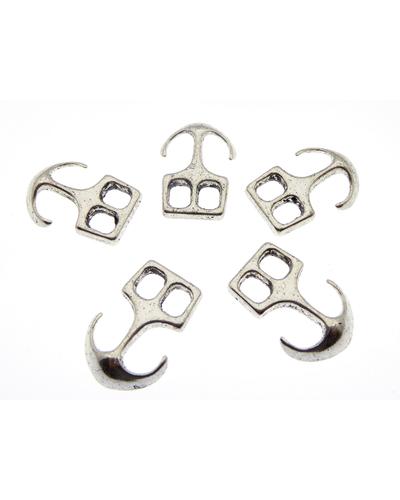 5Stk. Verbinder Anker 23x16mm  antik silberfarben |  | Artikelnummer: VB441