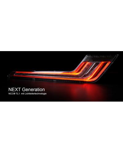 NOLDEN LED Rückleuchte TL1 - LED- Rück-/Brems-/Blinklicht, Scheibe rot/klar, Seite B, sequentiell von A nach B | Ausführung rot - Blinker sequentiell | Artikelnummer: 570150L-RSB-RB-10