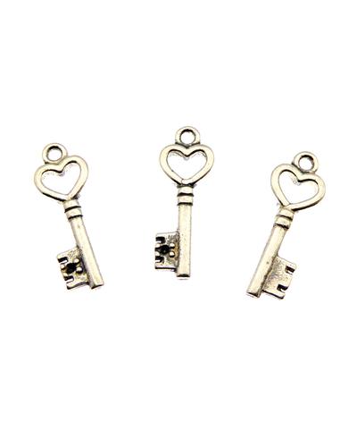 3 Stk.Anhänger Schlüssel 925 Silber  antik |  | Artikelnummer: 10237S