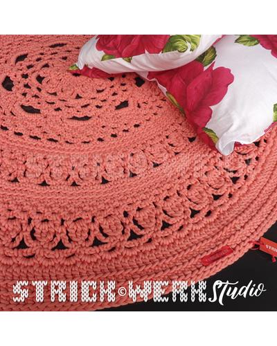 ♥ Häkelteppich-01, rund, 123 cm ♥  |  | Artikelnummer: 101067903