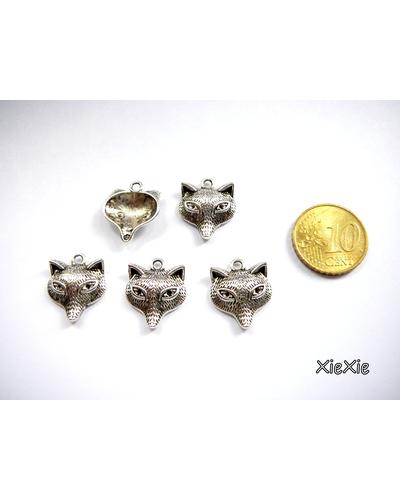 10 Stk. Anhänger Fuchs antik silberfarben |  | Artikelnummer: 787