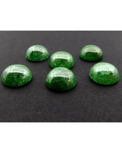 4 Stück Ice Zirkon 12mm Cabochon light green |  | Artikelnummer: 2IZ12mm