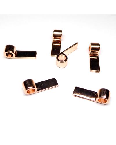 20Stk. Anhängerschlaufen zum Ankleben Bail rosegoldfarben |  | Artikelnummer: G11