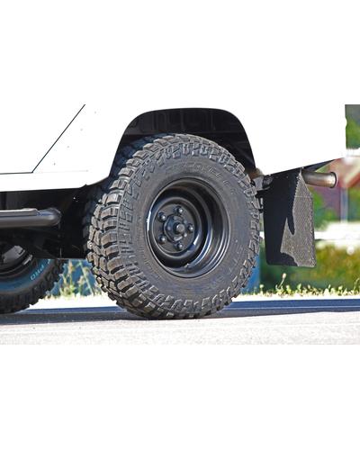 ANR Classic Felge schwarz gepulvert für Landrover Defender  | Extreme Tiefbettfelge mit ET0 - 8x16  | Artikelnummer: WoN-ANR-8x16-swpub