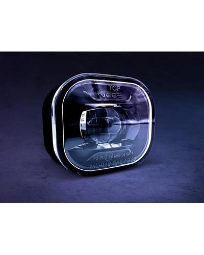 NCC® Avego LED Nebelscheinwerfer chrom | NCC® Avego eckiger LED Nebelscheinwerfer zum Einbau | Artikelnummer: WoN-NO-AVEGO-Nebel chrom