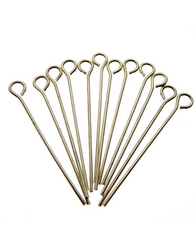20 Stück 925 Sterling Silber Eye  Pins 30mm  |  | Artikelnummer: SAN13