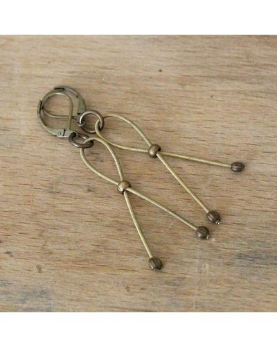 Ohrringe aus vintage Gitarrensaiten |  | Artikelnummer: 0060
