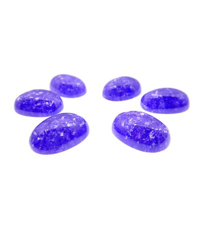 4 Stück Ice Zirkon 10x14mm oval Cabochon purpur |  | Artikelnummer: 17IZ1014mm