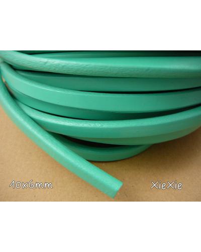 1m Regaliz Lederband 10x6mm mint |  | Artikelnummer: 54308183