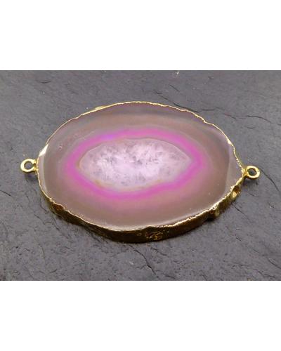 1Stk. Achat Verbinder goldfarbene Umrandung |  | Artikelnummer: Ach015
