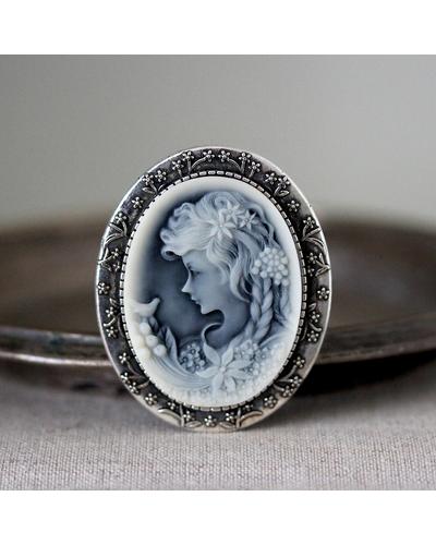 Brosche Der Zopf | Cameo | Artikelnummer: 0055