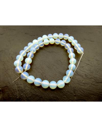 2 Strang Glasperlen 10mm leicht opalisierend |  | Artikelnummer: C23