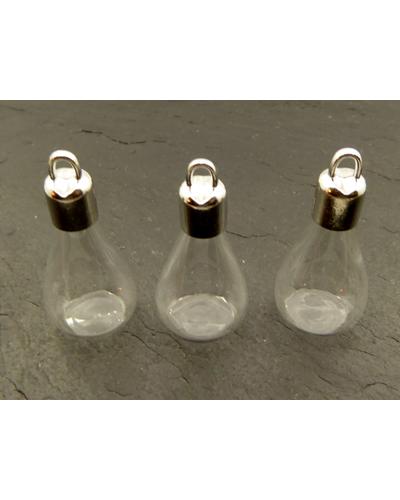 6 Sets 30mm Glasball  Hohlperlen mit Kappe |  | Artikelnummer: GL06