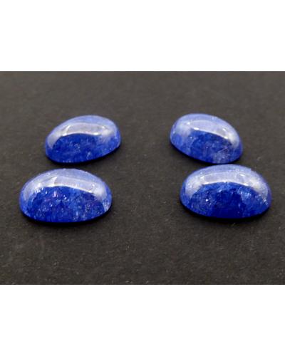 4 Stück Ice Zirkon 10x14mm Cabochon blau Ice |  | Artikelnummer: 7IZ1014mm