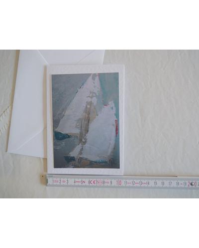 Segelboote gemalt, digitalisiert und als Kunstkarte fertig gestellt |  | Artikelnummer: 21-2013