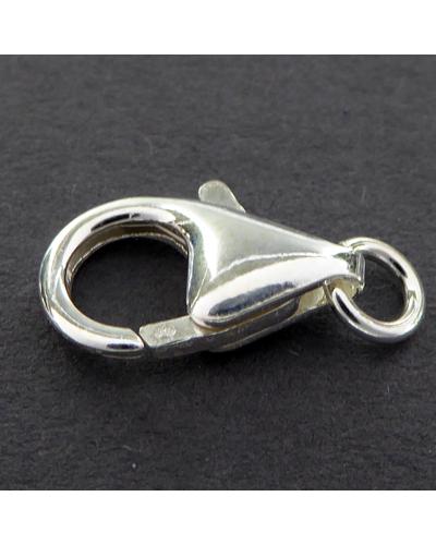 5 Stück 925 Silber Lobster Karabiner Clasps Karabinerhaken Verschluss 12m Ring offen |  | Artikelnummer: AG207