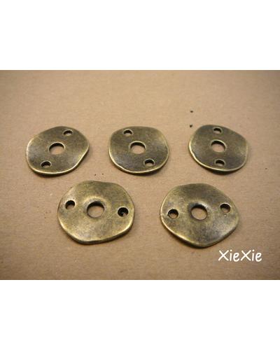 10 Stk. Verbinder rund 19x17mm |  | Artikelnummer: VB435