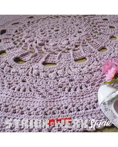 ♥ Häkelteppich-04-1 rund, 123 cm ♥  |  | Artikelnummer: 101115379