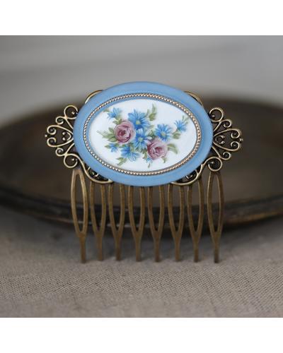 ROSENGARTEN Haarschmuck | mit vintage Cameo | Artikelnummer: 0041