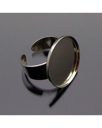 2 Stück 925 Silber Ringrohlinge 20mm Fassung   |  | Artikelnummer: 353723