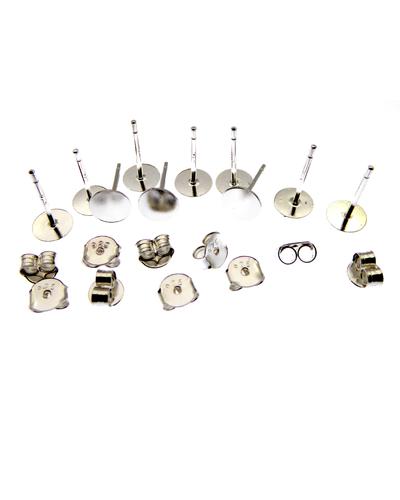 5 Paar 925 Silber Ohrstecker 6mm |  | Artikelnummer: C009S