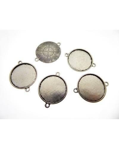 10 Stk. Cabochon Verbinder 25mm |  | Artikelnummer: VERB 410