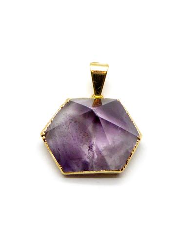 1Stk. Kristall Amethyst Anhänger  |  | Artikelnummer: A90
