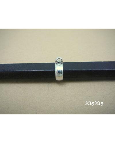 3 Stk. Schiebeperle für Regaliz Lederband 10x6mm |  | Artikelnummer: 88215