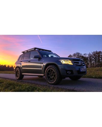 Rhino Rack Pioneer NG Plattform - SET für Mercedes GLK X204 mit 4 Füssen | Rhino Rack Mercedes GLK Dachträger SET 1900x1240mm | Artikelnummer: WoN-RH-SET-GLK-X204-1900x1240