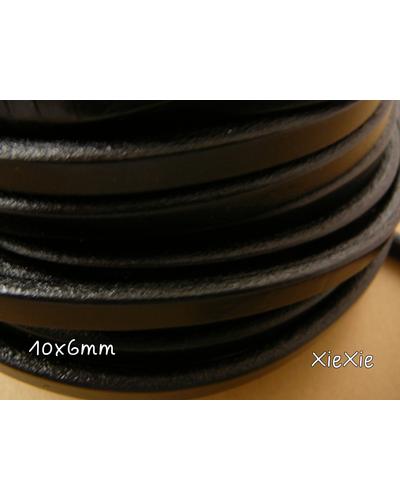 1m Lederband 10x6mm schwarz |  | Artikelnummer: 54312831