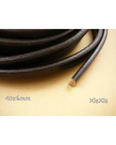 1m Lederband 10x6mm dunkelbraun |  | Artikelnummer: 54311903