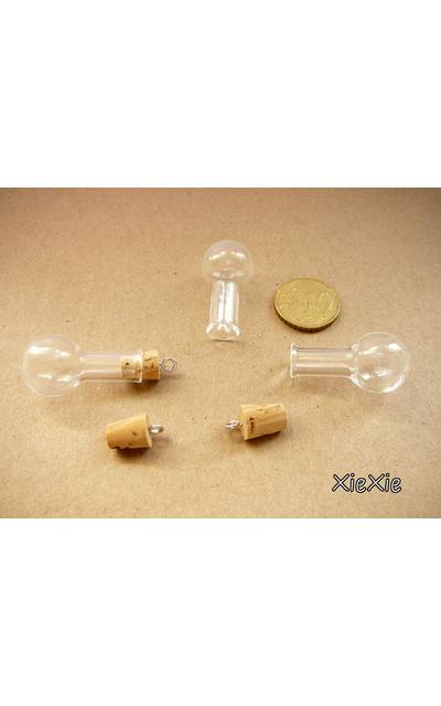 3 Stk. Violen Kugel mit Korken 32 x 15mm |  | Artikelnummer: 6029