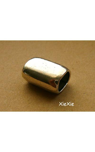 3 Stk. Schiebeperle für Regaliz Lederband 10x6mm |  | Artikelnummer: 88201