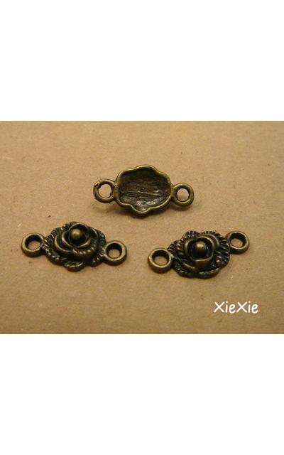 10Stk. Verbinder Blume 18mm x 9mm |  | Artikelnummer: VB423